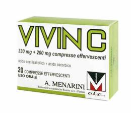 VIVIN C 330 MG + 200 MG COMPRESSE EFFERVESCENTI - 20 COMPRESSE